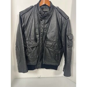 Hein Gericke x Harley Davidosn Vintage‎ Leather Jacket Biker Black Men's size 40